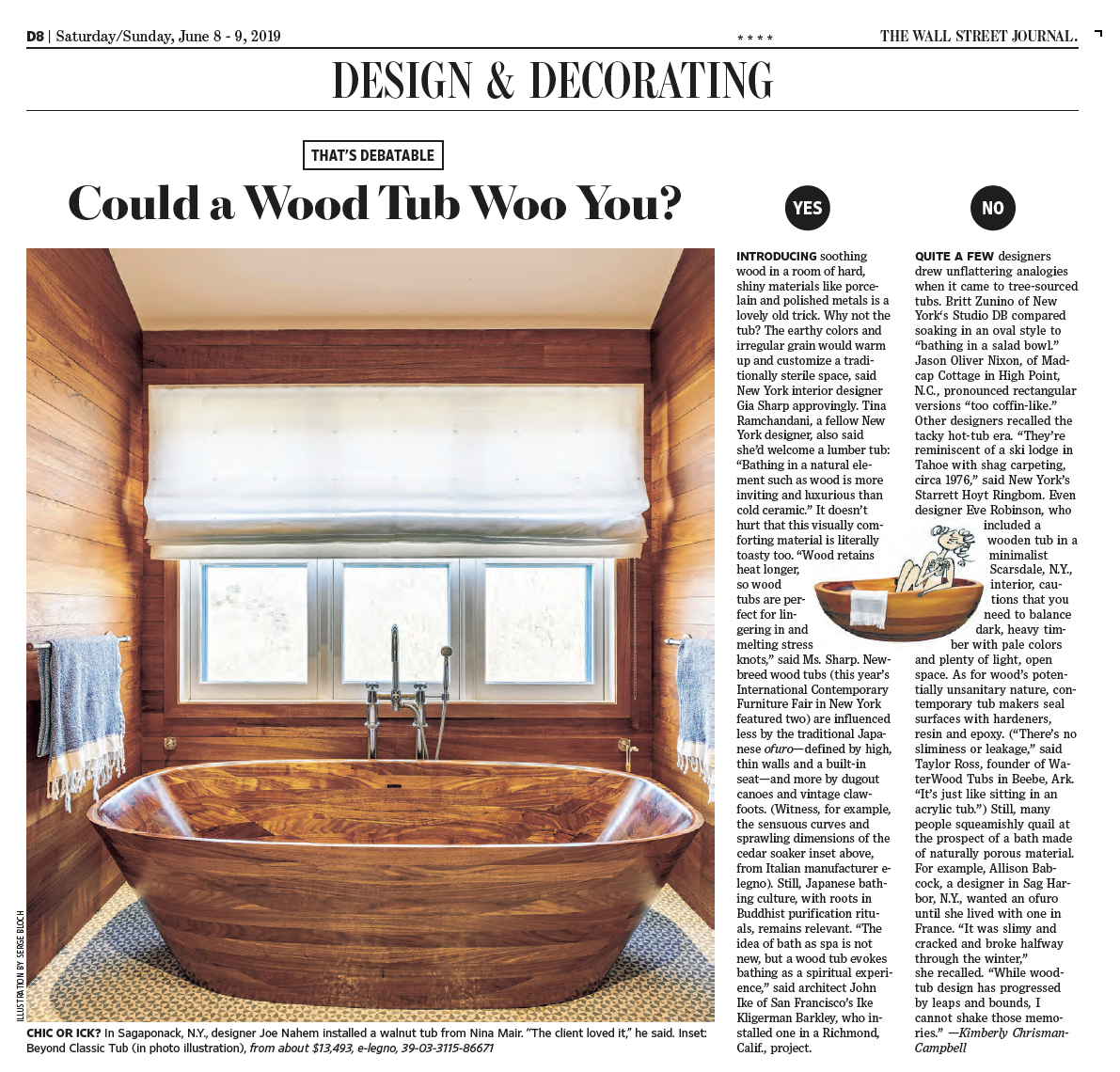 CH Feature in The Wall Street Journal